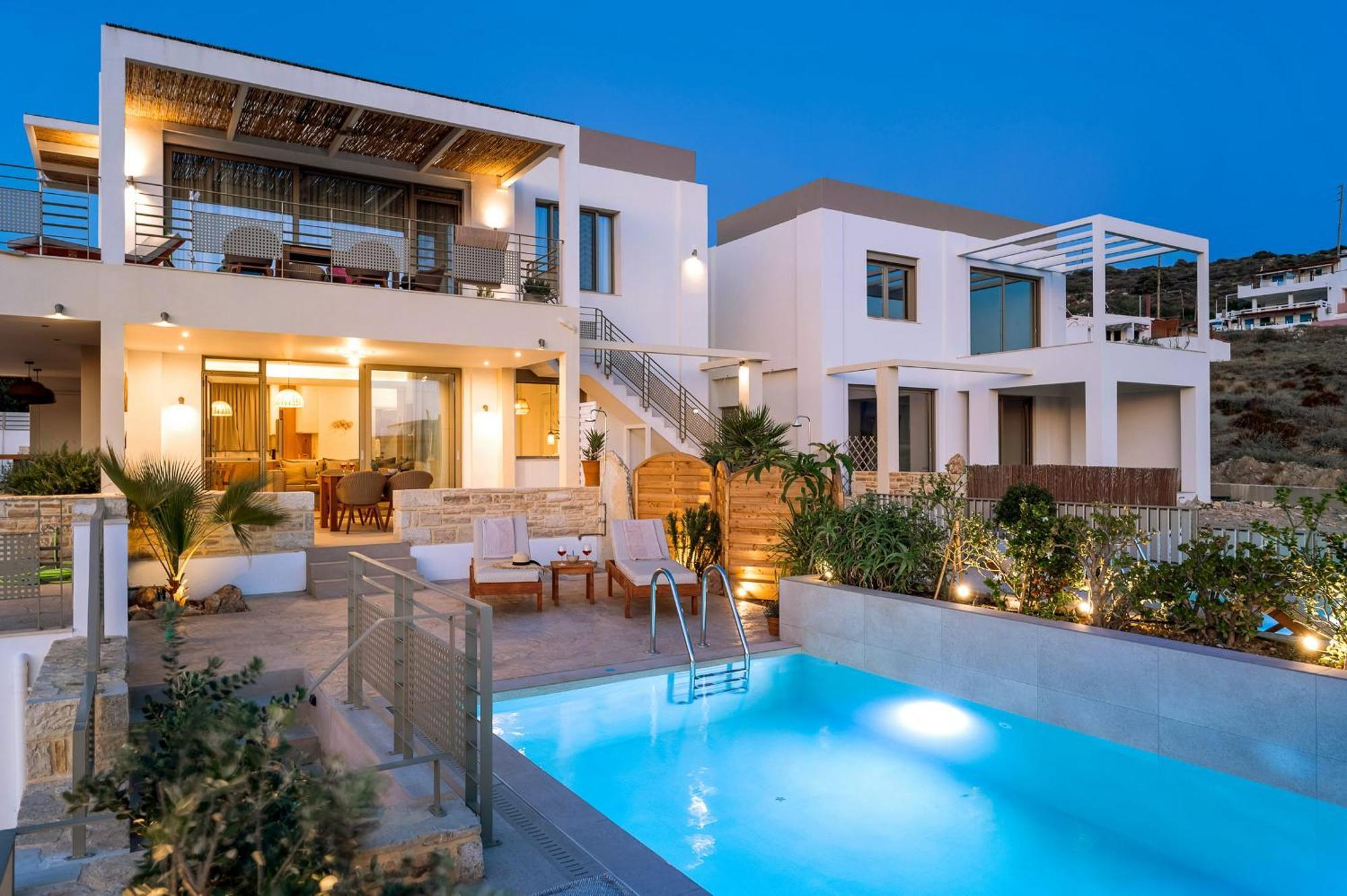 קלמאקי Ammokrinos Luxury Homes,150M From The Beach מראה חיצוני תמונה