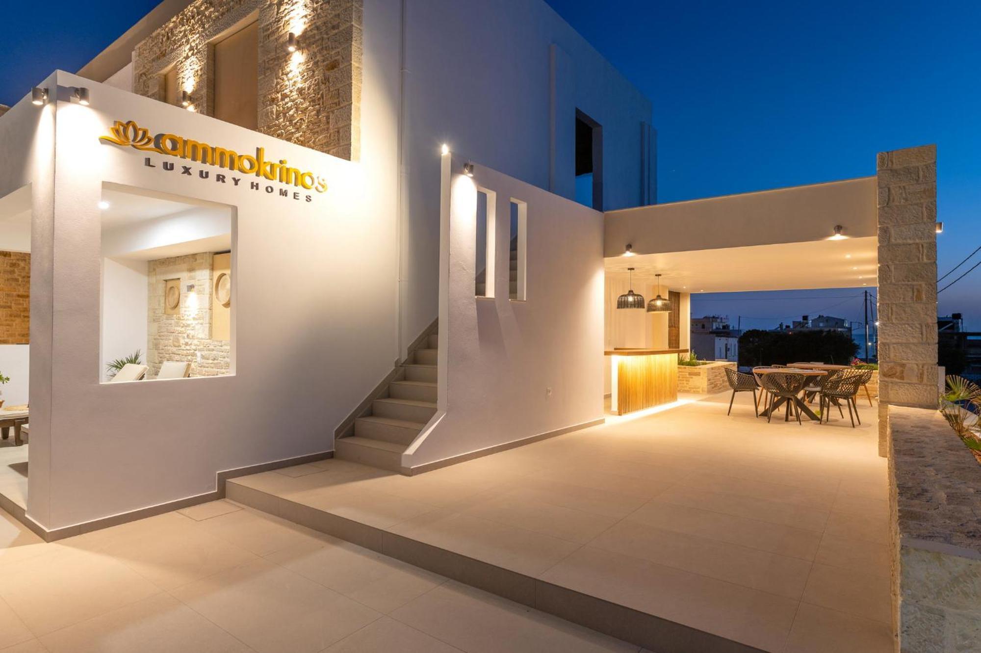 קלמאקי Ammokrinos Luxury Homes,150M From The Beach מראה חיצוני תמונה