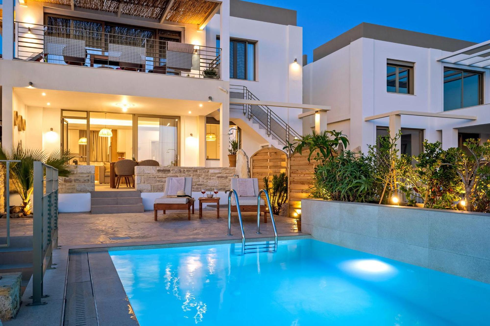 קלמאקי Ammokrinos Luxury Homes,150M From The Beach מראה חיצוני תמונה