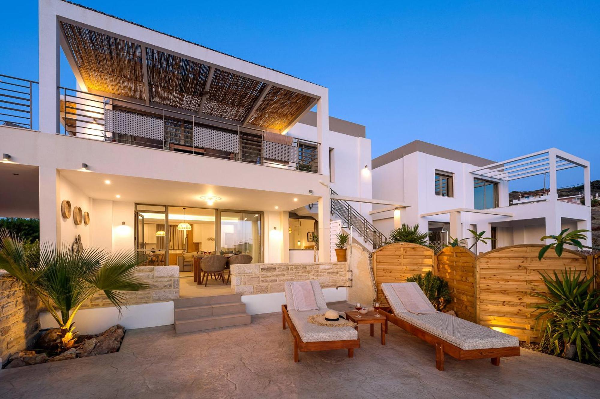 קלמאקי Ammokrinos Luxury Homes,150M From The Beach מראה חיצוני תמונה