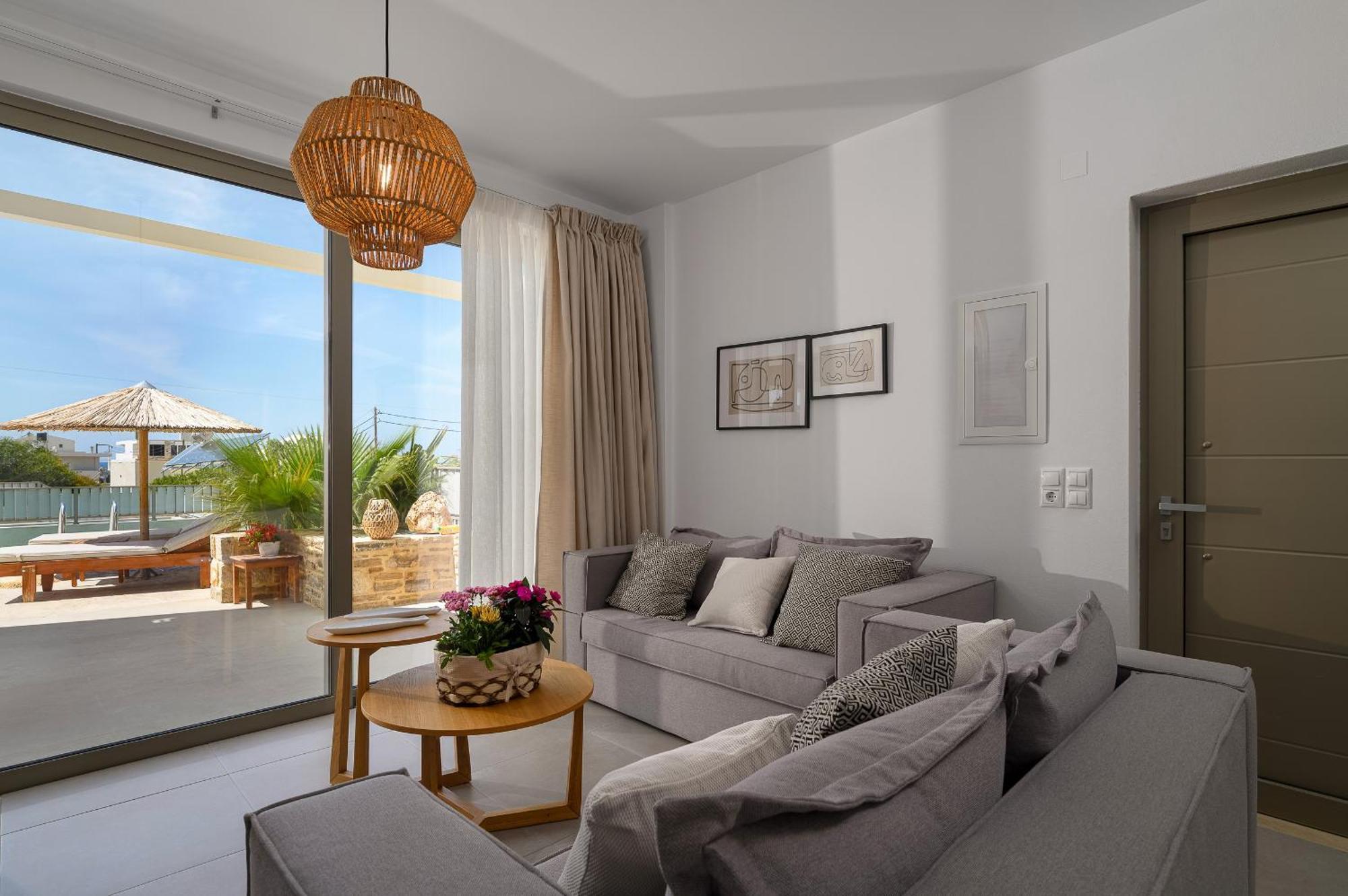 קלמאקי Ammokrinos Luxury Homes,150M From The Beach מראה חיצוני תמונה