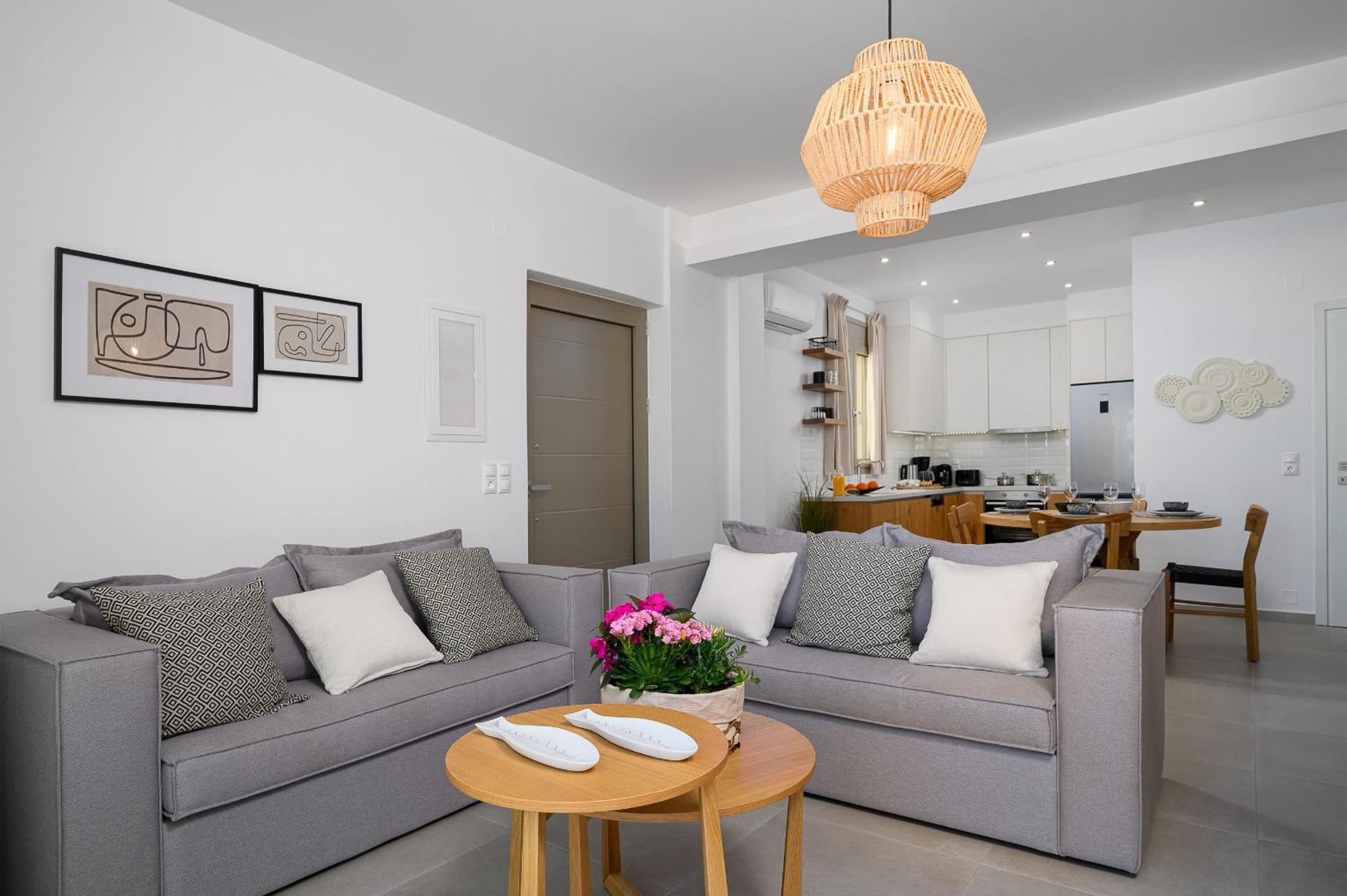קלמאקי Ammokrinos Luxury Homes,150M From The Beach מראה חיצוני תמונה