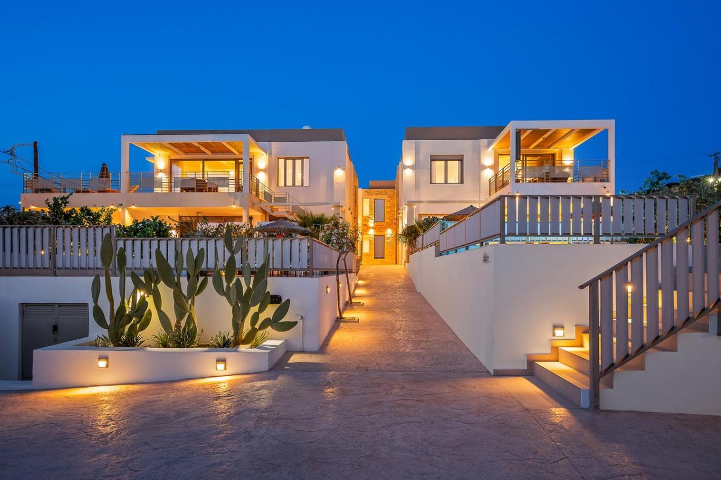 קלמאקי Ammokrinos Luxury Homes,150M From The Beach מראה חיצוני תמונה